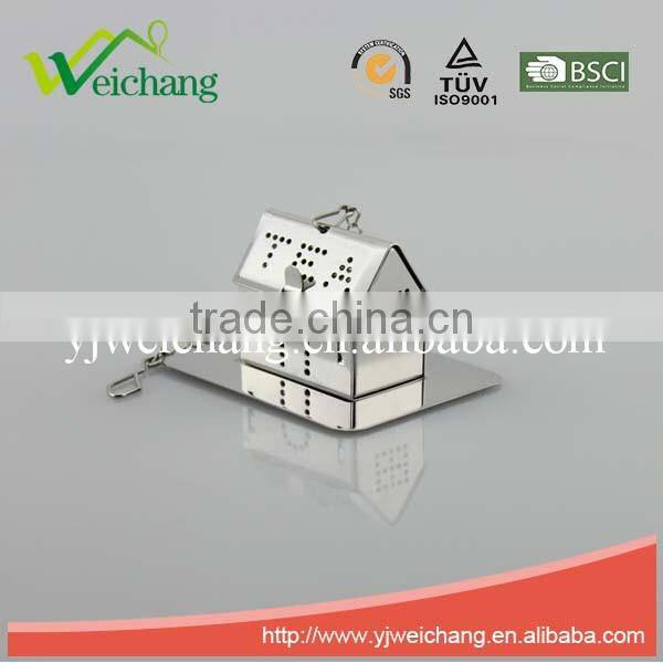 WCTS181 Good quality Hot sale Stainless Steel Teapot Shape funny shape Tea Ball Tea Infuser with tray