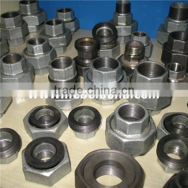1/8" - 6" Galvanized Union With Tight Sealing