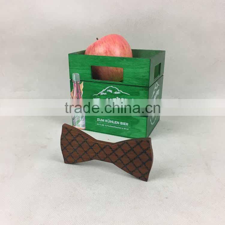 christmas gift luxury wholesale wood bow tie