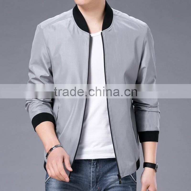 Hight Quality New spring men's slim fit casual jacket sportwear jacket