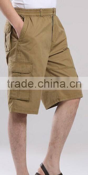 man shorts, MTM service, half leg length shorts, gray shorts