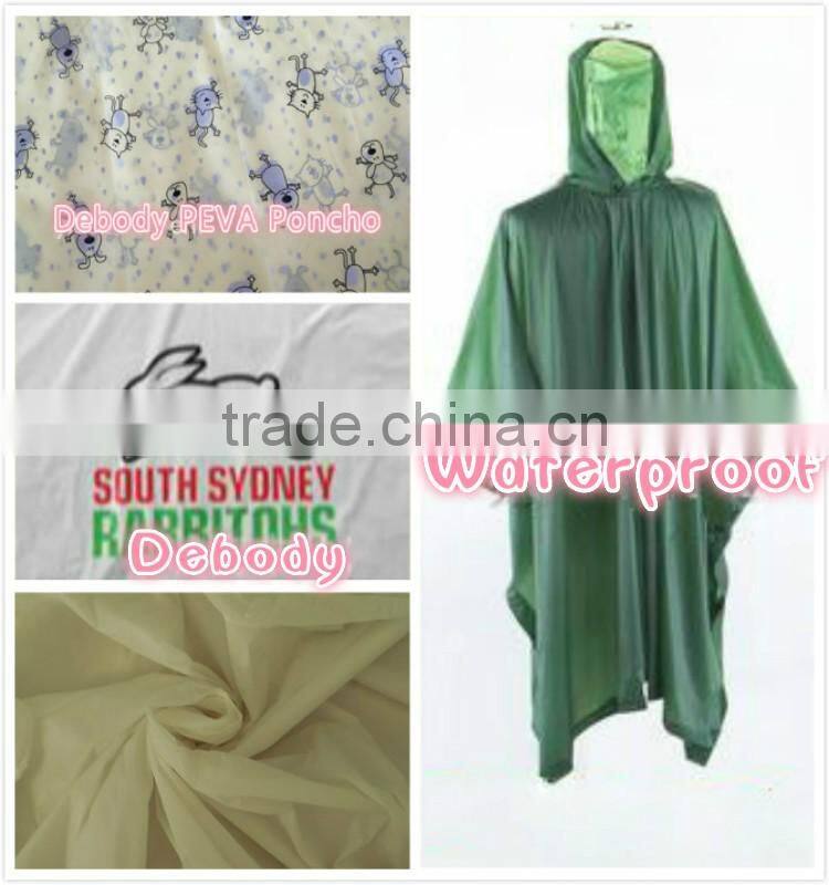 Children Lightweight Small Cat PEVA Rain Poncho