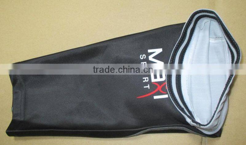 Kroad Compression Calf/Leg Sleeves with OEM, Silicon Gripper on Top, Flat Lock Stitching Seam