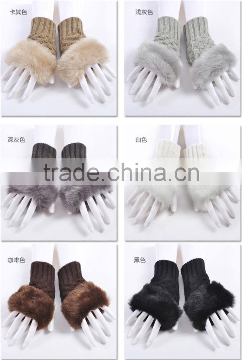 china fashion half finger gloves winter gloves Hand Gloves