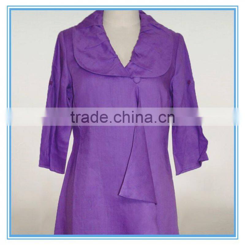 Women casual linen pant suit for spring and summer