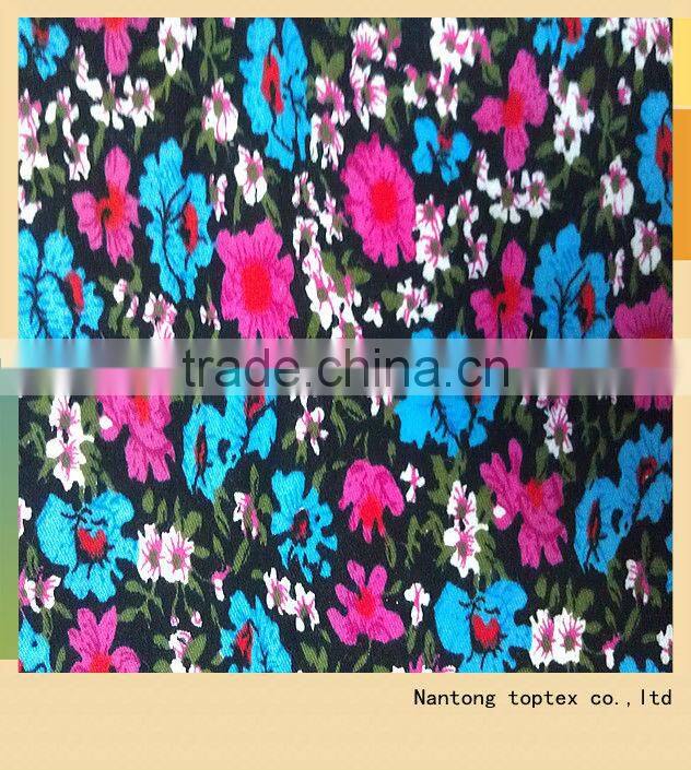 100% cotton printed flannel fabric