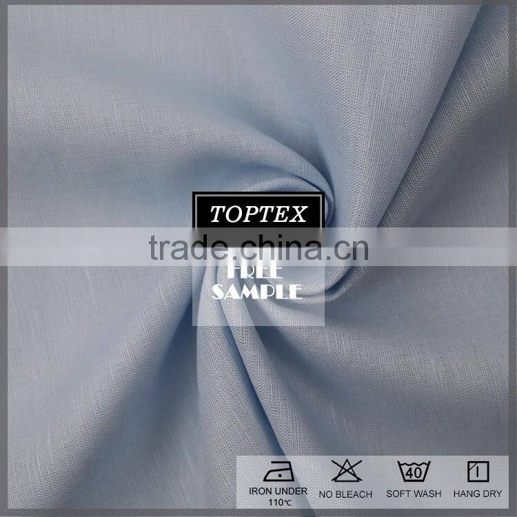 Linen cotton 55/45 interwoven Solid Dyed woven Fabric