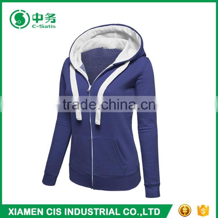 Popular Style Spring Woman Zip Up XXXXL Hoodies