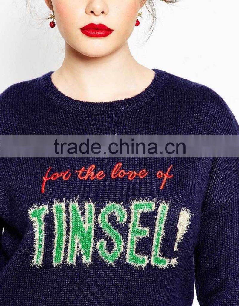 latest Christmas sweater designs for women 2016