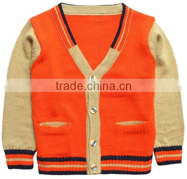 little baby boy v collar kids wool cashmere cardigan sweater