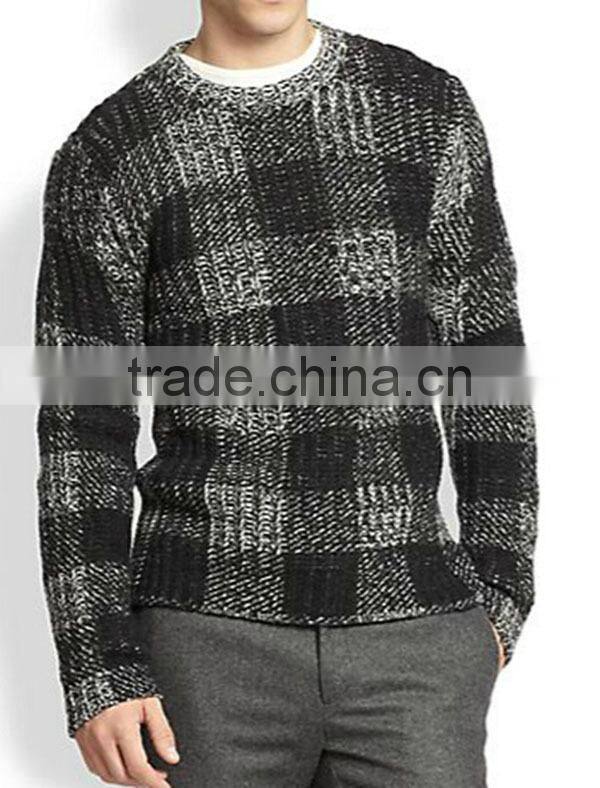 2015 male woollen fabric knitted pattern for man sweater