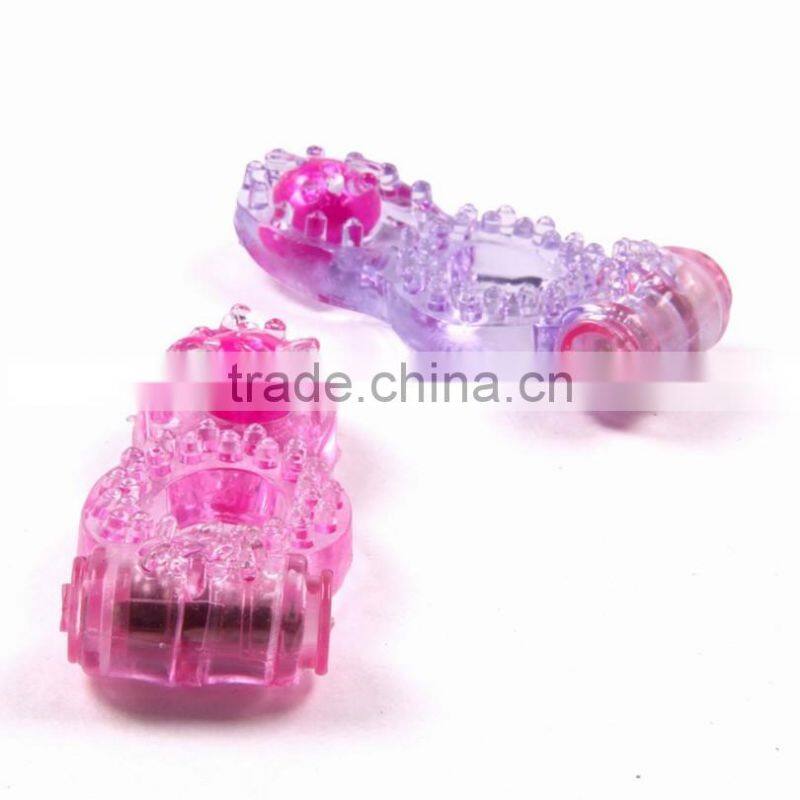 Vibrating Penis Rings Clit Dual Vibrating Cock Ring Stretchy Delay Penis Rings Sex Toys for Couple