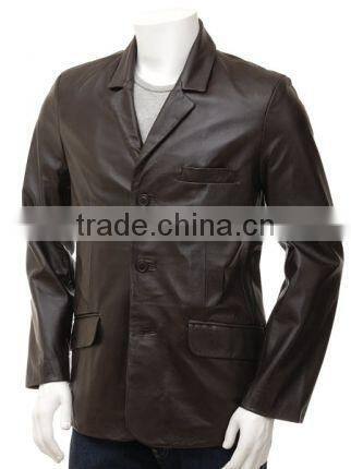 high quality mens leather coat