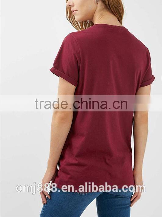 Wholesale plain pregnant women t shirt maternity clothes
