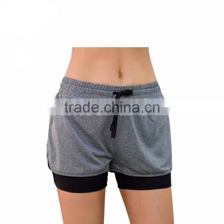 Last Design Athletic Wear Cheap Exercise Clothes Run Short Gym Women