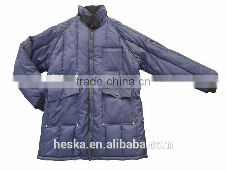 Mens cotton freeze jacket blue wear rough workwear uniform