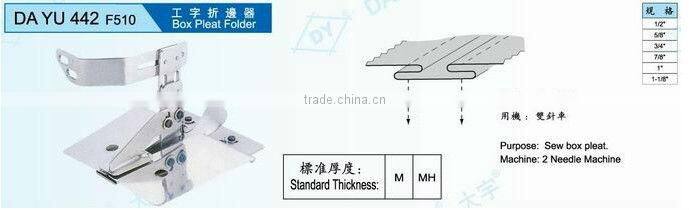 Box pleet folder DA YU 442 F510