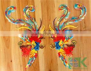 DIY Pathches Phoenix Sew on Iron On Patches For Clothing Garment Felt Badge Appliques DIY Accessory