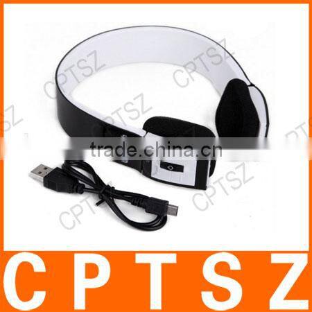 BH23 Bluetooth V3.0+ERD Handsfree Stereo Headset w/ Microphone - Silver + Black