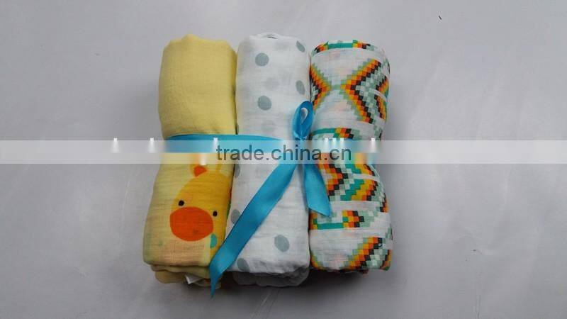 2016 Promotion!!Baby Swaddle Wrap Blanket for Newborn Infant Baby Muslin Blanket