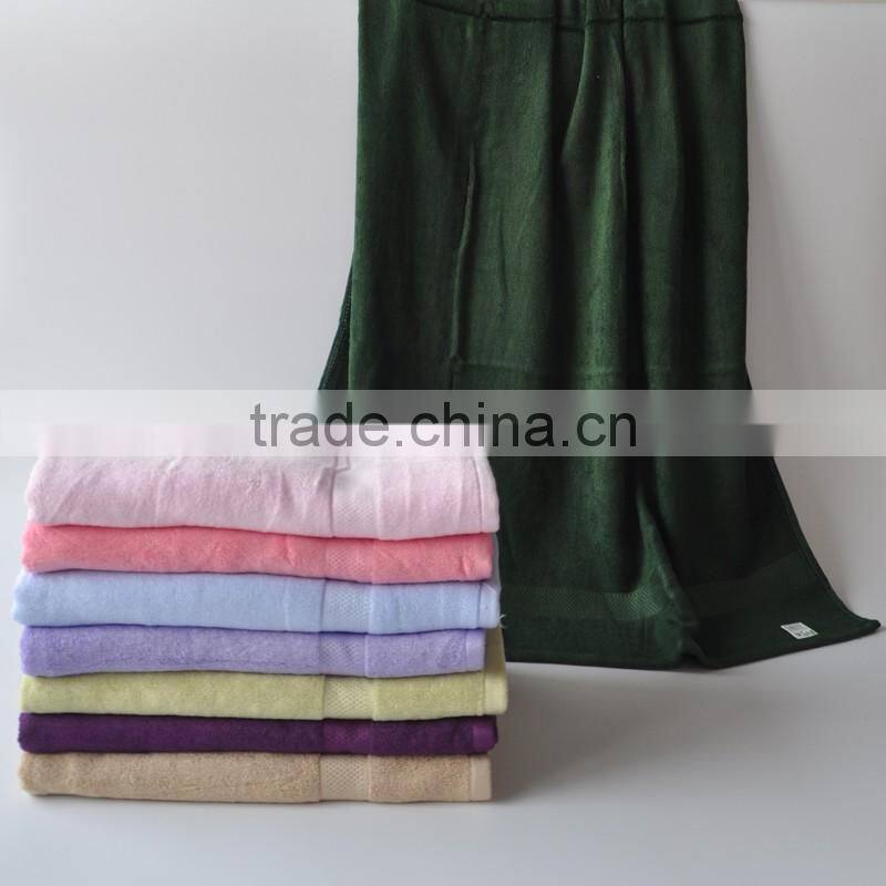 China Factory Supplier 2016 Hot Seal 70% Bamboo 30% Cotton Bath Towel for Bathroom
