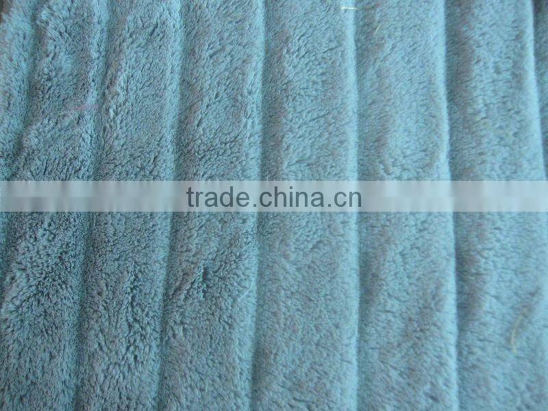 stripe excharge printed pv plush