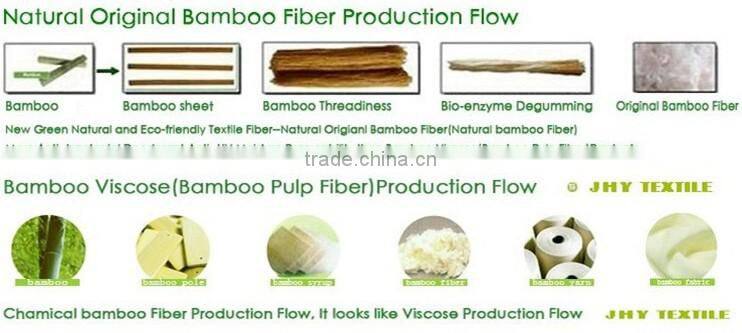 21s/19s 170g weight bamboo slub fabric for trousers