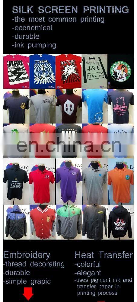 Custom Promotion with logo CVC Short Sleeves men Polo T Shirt