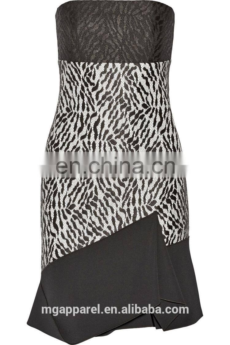 fashion lace dress designs black hot sexy photos mini dress crepe paneled lace dress