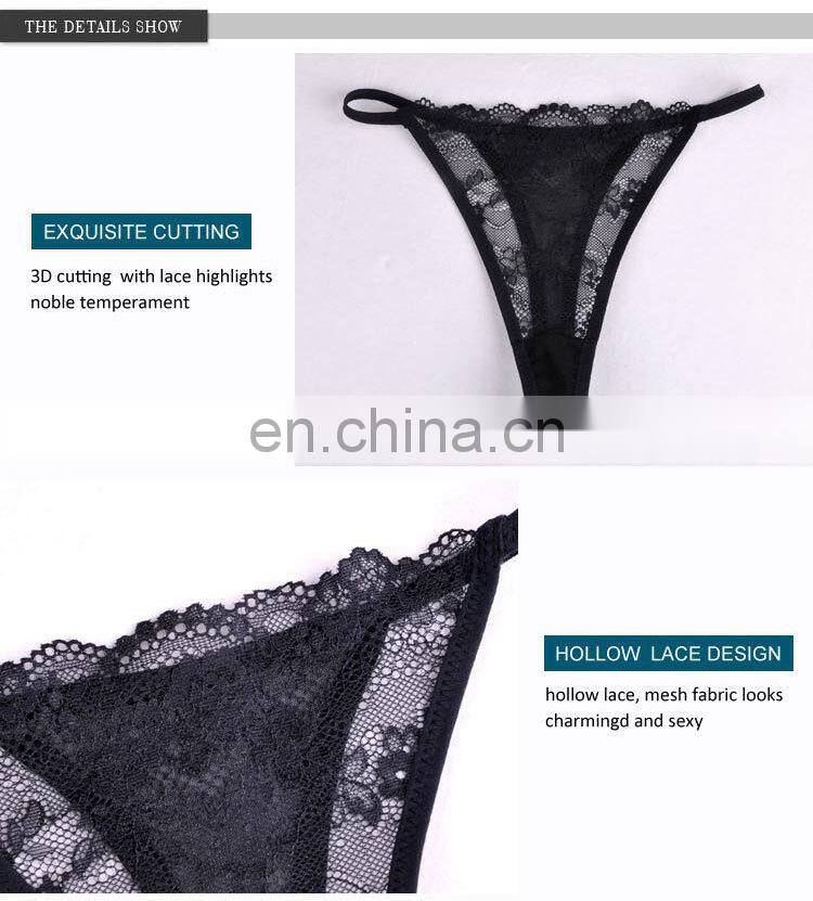 Customized LOGO Sexy Chest Matching G-String Lace Sexy Indian Night Dress For Women