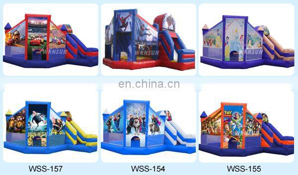 2017 Newest design yard inflatable halloween slide