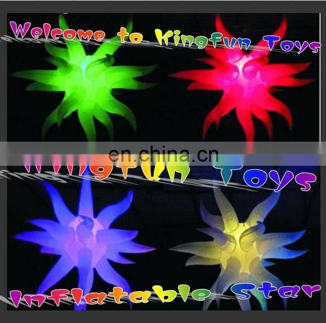 LED hanging inflatable wedding heart