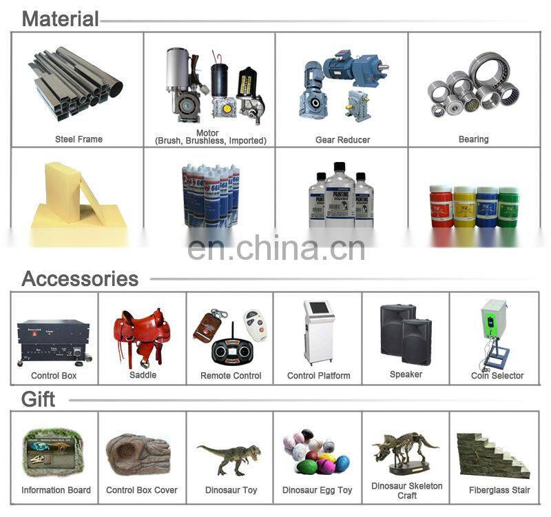 Amusement Park Equipment Walking Dinosaur Children Rides