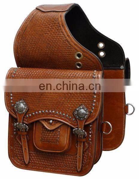 leather saddle bag - Motorcycle Leather Saddle Bag