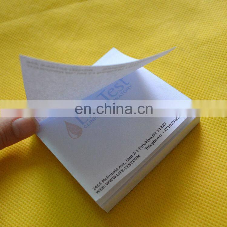 2013 custom print logo memo pad