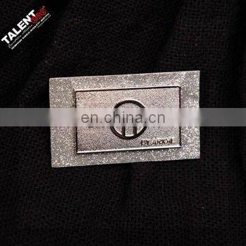 metal leather patch