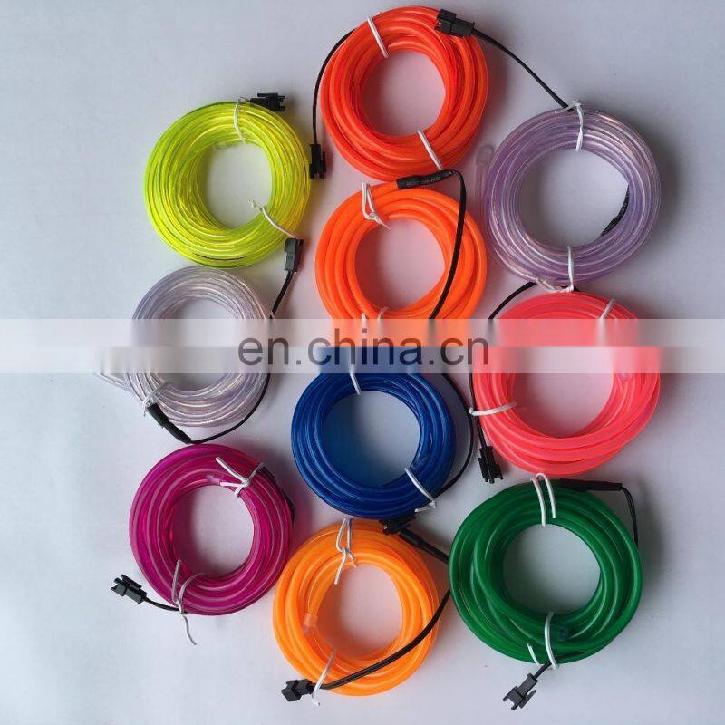 NEW Design Female to Male 2 Pin Connector EL wire 5-way splitter Extension cable for EL tape