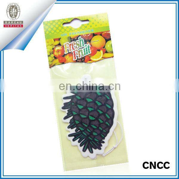 Car air freshener paper material auto air freshenr for decoration
