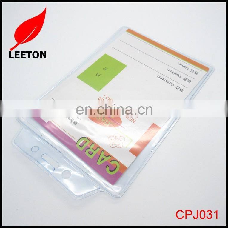 Factory custom PVC waterproof exhibition ID card holder