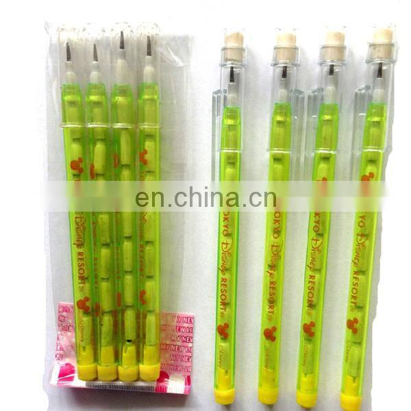 Push Point Pencils with customized logo non sharpening pencil