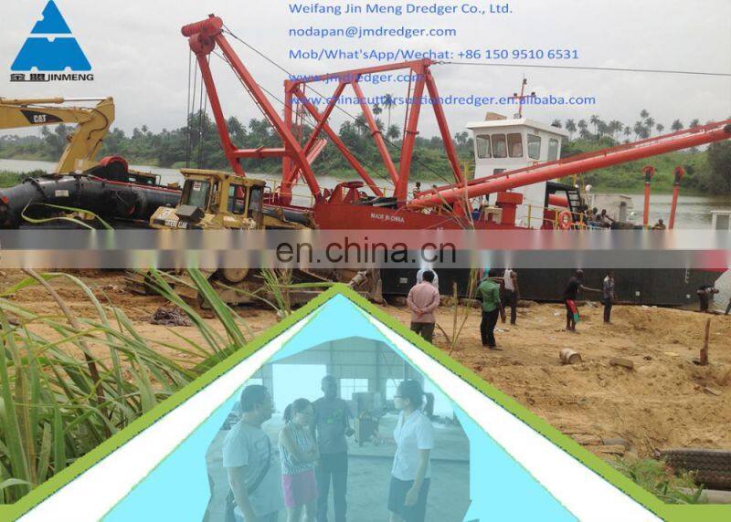 Small China plain cutter dredger for sale with cutter head