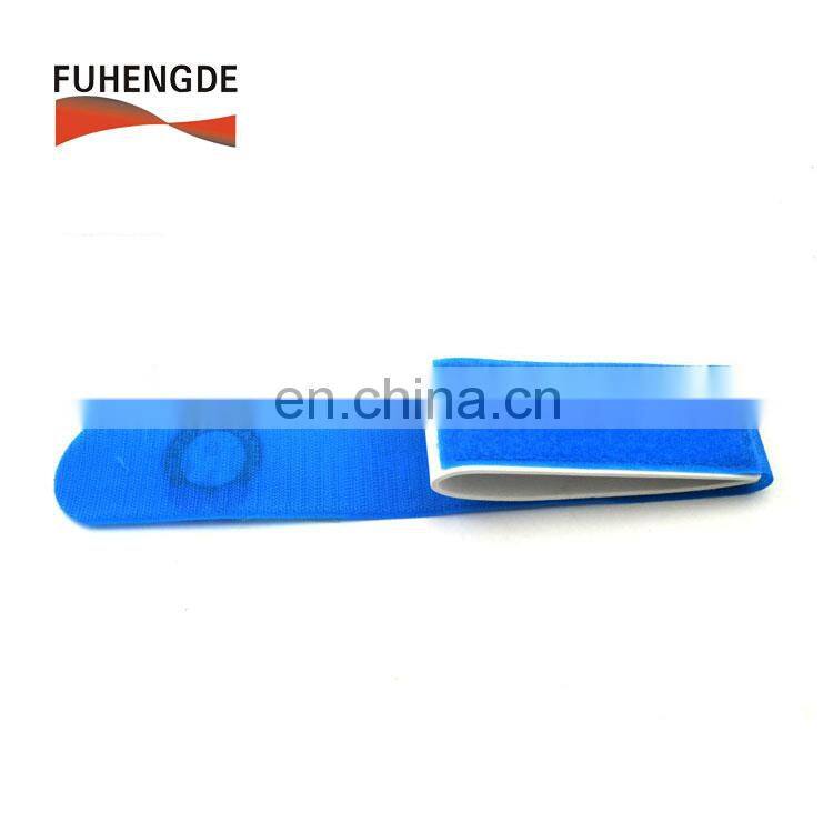 Alpine Black Rubber snowboard grip band with hook and loop