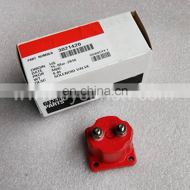 Fast delivery Fuel system 12V 24V engine Fuel Solenoid valve 3021420
