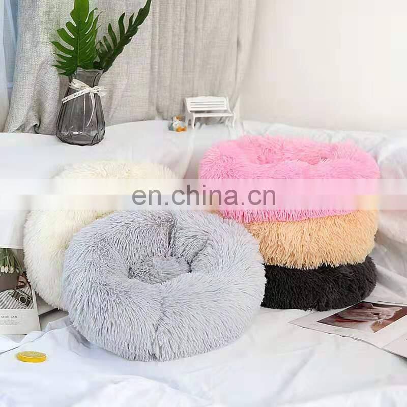 Wholesale plush soft Sleeper cat bed dog bed