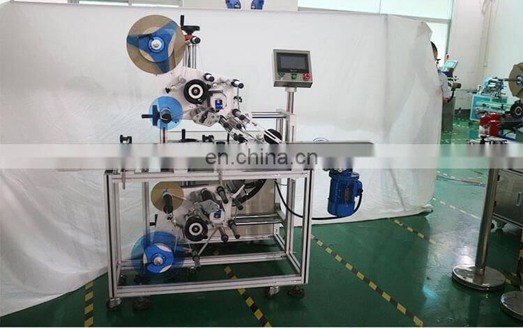Double Heads Top And Bottom Flat Labeling Machine For Toothbrush Box