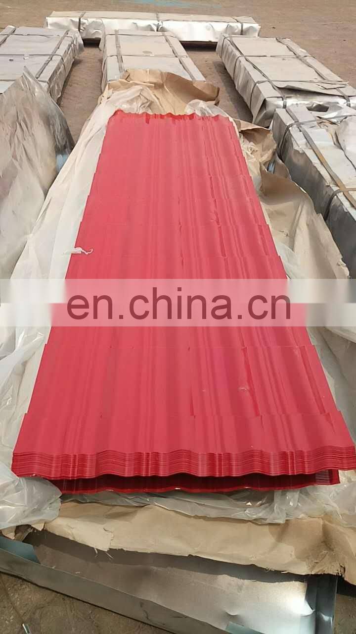 PPGI Color Coated Galvanized Corrugated Steel Roofing Sheet/Pre-Painted Galvanized Corrugated Steel Plate