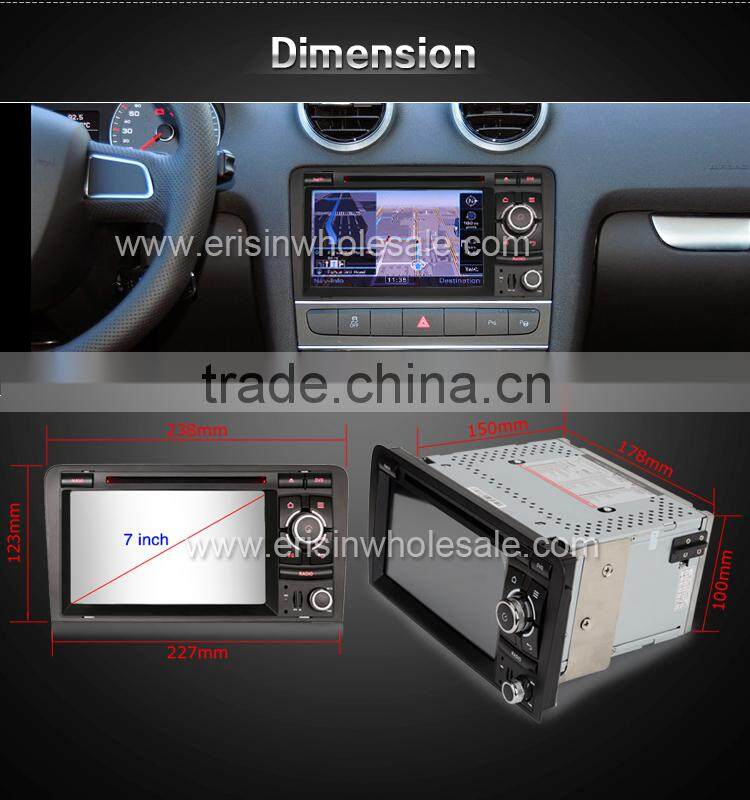 Erisin ES2027A 7" HD Quad Core Capacitive Android 4.4.4 Auto Radio GPS Car DVD for A3 S3 RS3 RNSE-PU