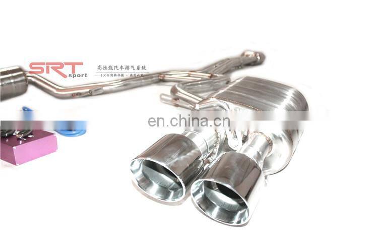 Exhaust Pipe for Porsche Panamera titanium exhaust catback with quad double tip