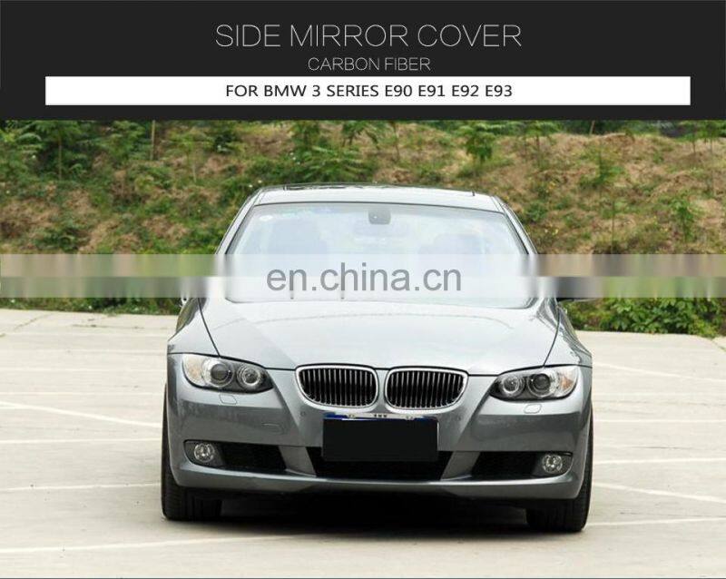 M3 Replacement  Carbon Fiber Side Mirror Cover for BMW 3 Series E90 E91 E92 E93 2005-2007