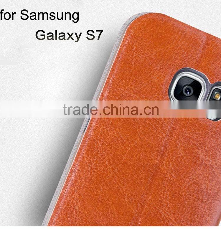 2016 MOFi Case Cover for Samsung Galaxy S7, Leather Flip Cover for Samsung Galaxy S7 Case Smartphone
